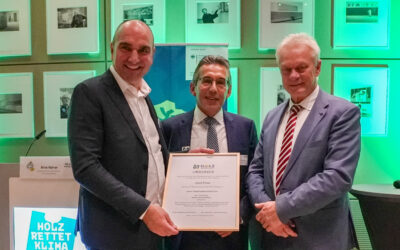 Josef Haas zum ersten Sonderbotschafter der Initiative „Holz rettet Klima“ ernannt