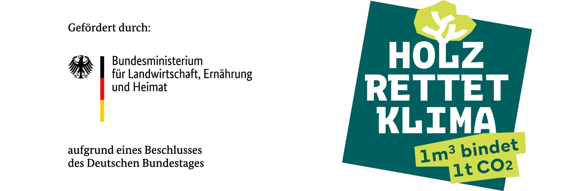 „Holz rettet Klima“ seit 1. Oktober durch das BMLEH gefördert